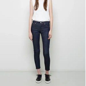 Acne Studios Dark Rinse Flex Raw Denim Reform Cigarette Jean